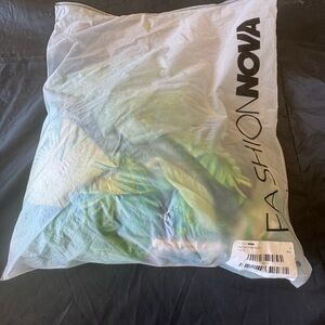 Fashion Nova Green Dress